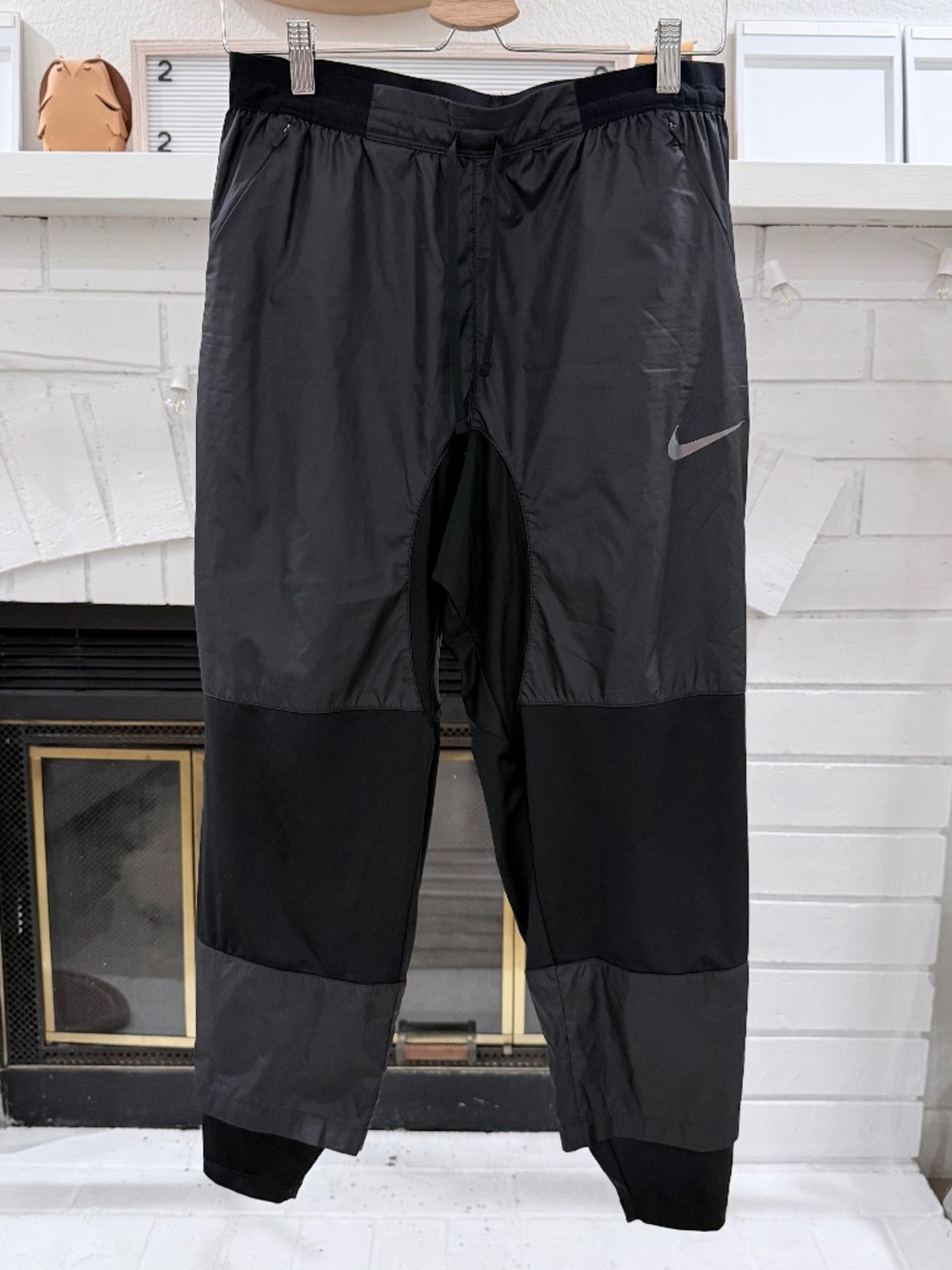 Men's Nike Power Running Division Tech Pants - Black
